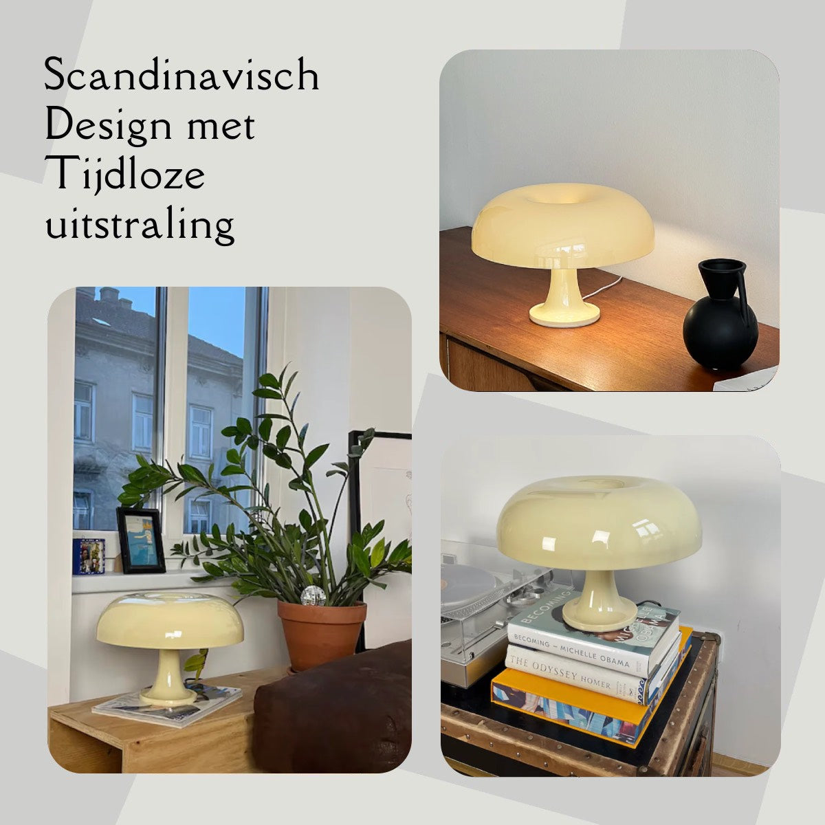 YUNA® Mushroom Lamp - Cream