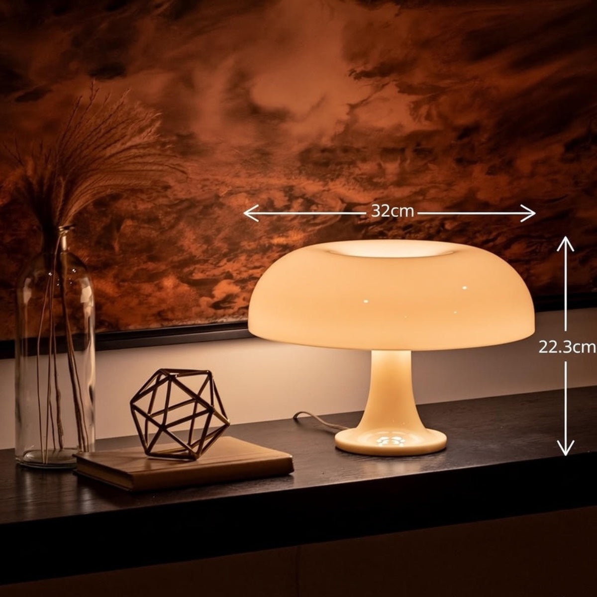 YUNA® Mushroom Lamp - Cream