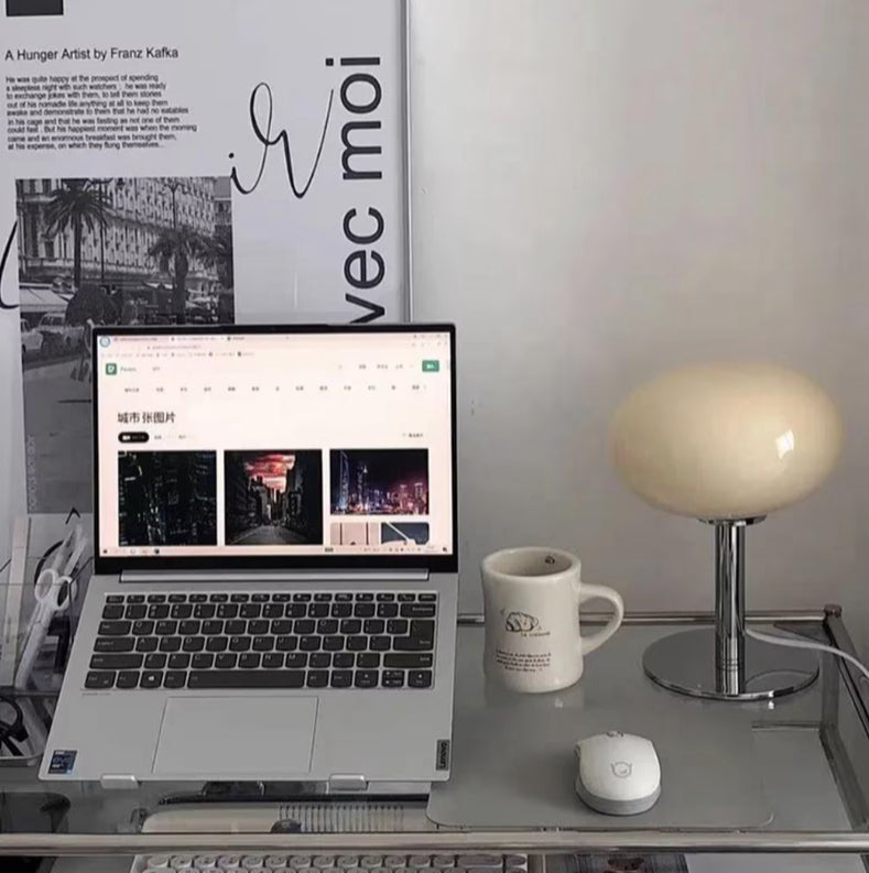 Lollipop Table Lamp - Beige