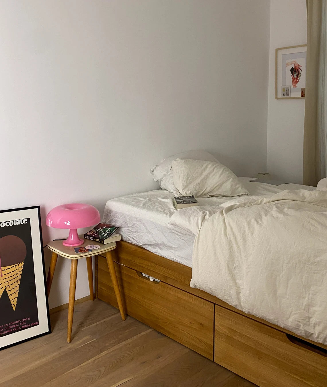 YUNA® Paddenstoel Lamp - Roze