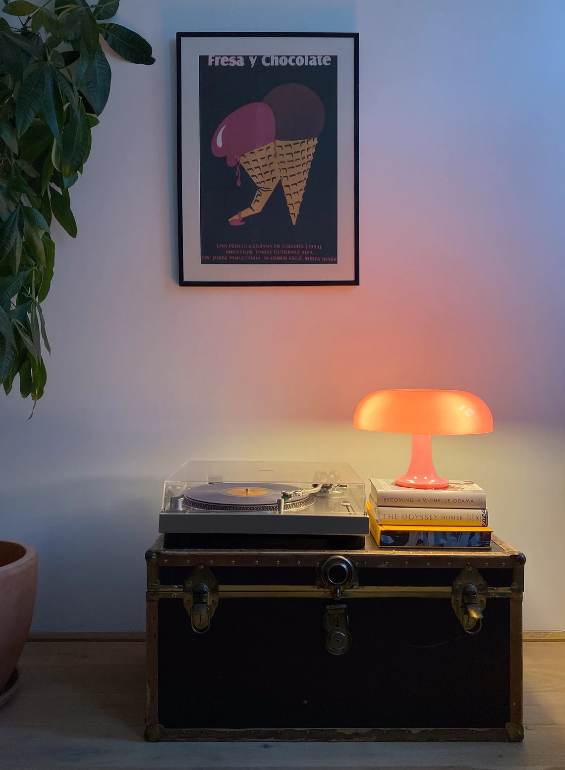 YUNA® Paddenstoel Lamp - Roze