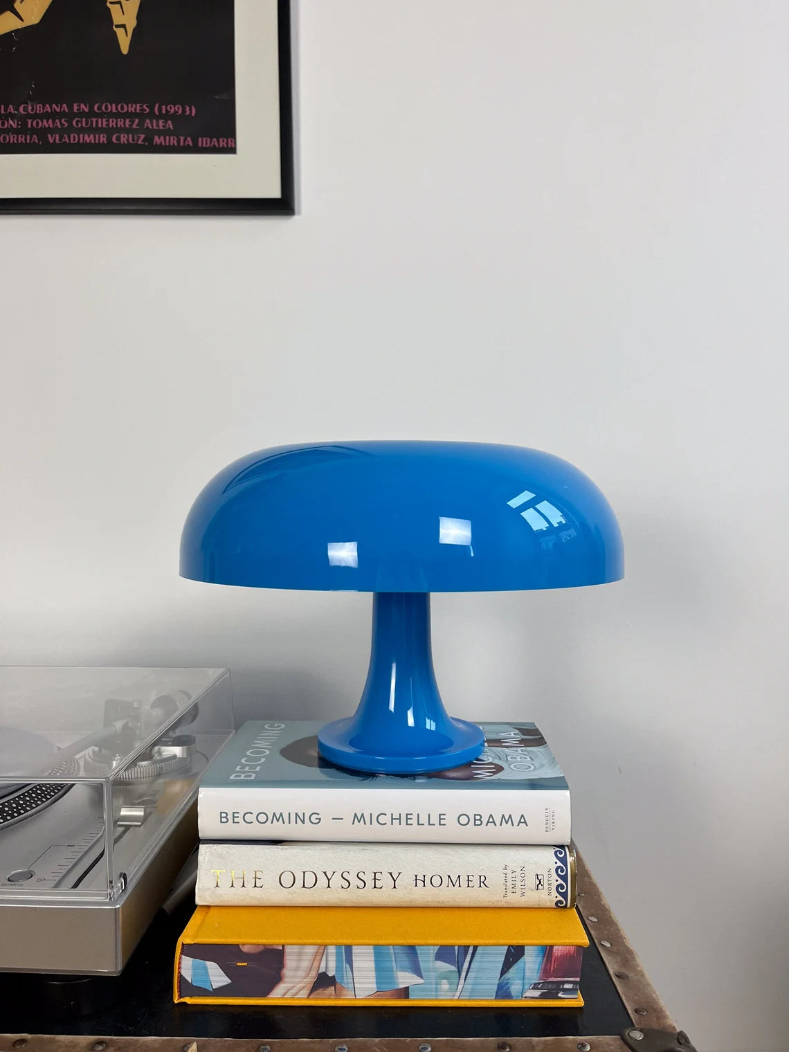 YUNA® Paddenstoel Lamp - Blauw