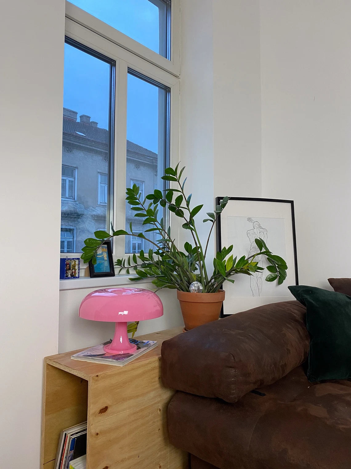 YUNA® Paddenstoel Lamp - Roze